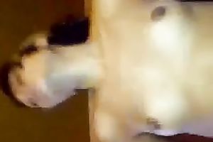 Shiny dark wang for my diminutive lalin girl girlfriend on web camera