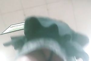 Nice and hot gazoo of sexy hottie wearing petticoat in the shop