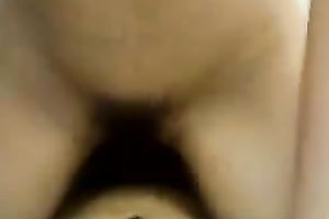 My miniature tittied Asian GF is a large fan of cowgirl position