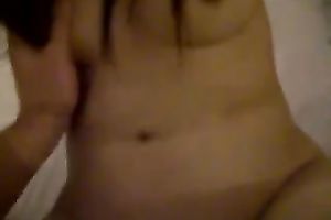 Asian slut can't assist but moan whilst I drill her taut wet crack