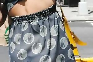 Slim girl in see-through petticoat in my hidden livecam movie scene