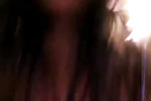 Close up solo with a pretty legal age teenager fucking her vag with a hair brush