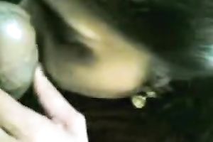 Close up POV with an Indian honey engulfing her BF's prick