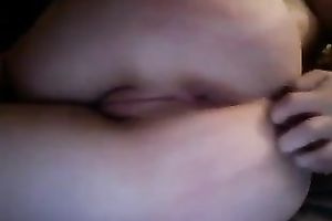 Poking fingers in my sweet taut arsehole homemade solo scene