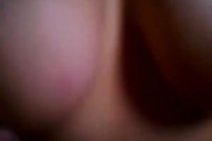 Chick with superb natural bazookas rides my knob in POV video