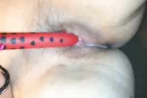 Solo episode with me masturbating my hirsute pierced snatch