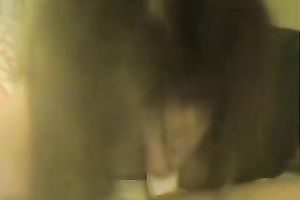 Busty lalin girl playgirl shows how that babe sucks a dildo on cam