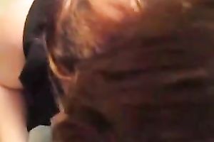 My dark brown hawt girlfriend getting filmed during facial jizz flow