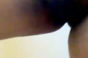 My gorgeous GF disrobes and lets me finger her fur pie