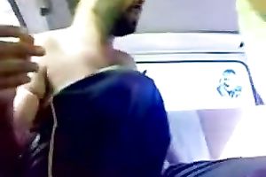 Indian floozy lets me pummel her hard in the back seat of my car