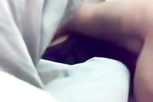 Indian stud bonks his GF's coochie in the missionary pose