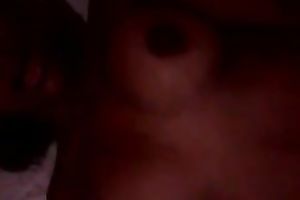 My Dominican brown skin youthful honey naked in bed