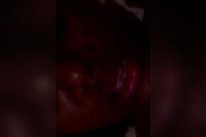 My Dominican brown skin youthful honey naked in bed