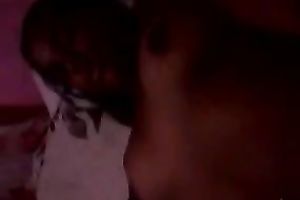 My Dominican brown skin youthful honey naked in bed