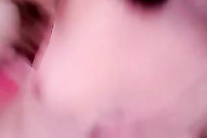 Asian hawt cam model masturbating her curly narrow cookie