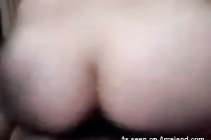 Hussy Latina babe riding shlong in dilettante POV movie