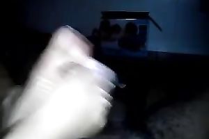 My helpful paramour gives me a footjob in interracial homemade movie