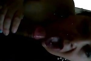 Chubby tattooed dark brown works on my rod in hot POV movie