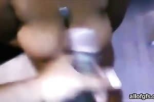 Cock hungry dark female got her throat drilled hard and jizzed in her face hole