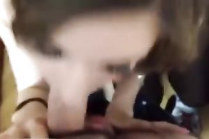 Awesome Italian dong paramour with large boobies eats my wang