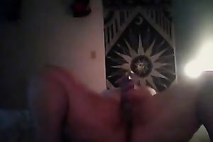My big beautiful woman paramour cant assist but groan whilst fucking her cookie with a toy