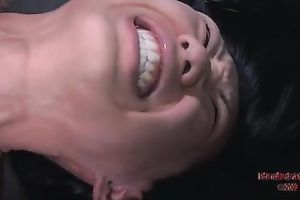 Sweet Asian beauty with great body is tortured hard