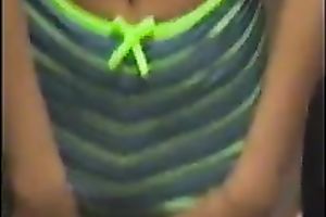 A few sexy random dilettante girls in the dressing room