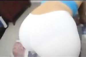 My bootylicious husband teases me with her breath-taking ass