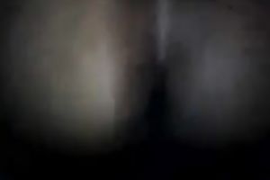 Tattooed ebon doxy with bulky booty loves getting pounded from the back