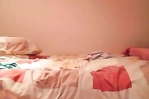 Stunning non-professional hottie disrobes and plays with her taut pinkish wet crack