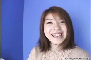 This shameless Japanese legal age teenager likes being the center of attention