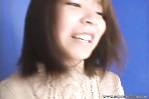 This shameless Japanese legal age teenager likes being the center of attention