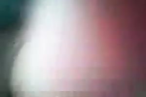 My lewd GF rubs her scoops and muff in homemade clip