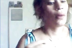 Nasty wench with giant knockers is proud of her nifty a-hole, too