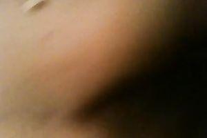 My obese dirty slut wife entertains herself by fingering her twat