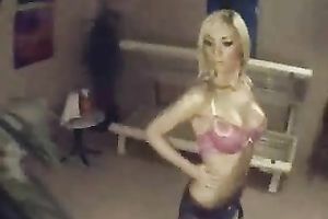 Kinky and ribald wench with nice ass shows me her body