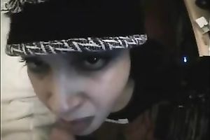 Sucking my insatiable fuckbuddy's hard shlong POV scene