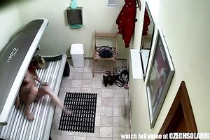 Magnificent pierced fur pie is snooped in tanning ottoman