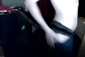 This flat chested fan of Hip Hop loves being stripped