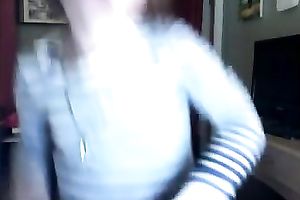 This flat chested fan of Hip Hop loves being stripped