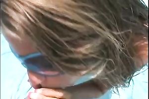 Torrid Australian playgirl caresses her vagina in advance of I screw her missionary style on a boat