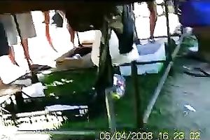 Juicy gazoo in taut shorts caught on hidden camera