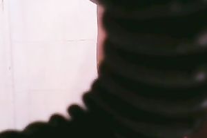 My concupiscent aged white bitch changing garments on hidden spy web camera