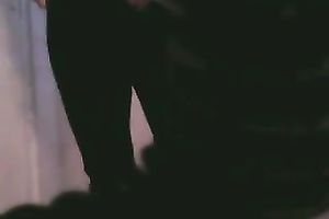 My concupiscent aged white bitch changing garments on hidden spy web camera