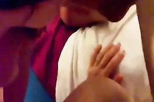 Two gals take up with the tongue every other's assholes and let me fuck 'em