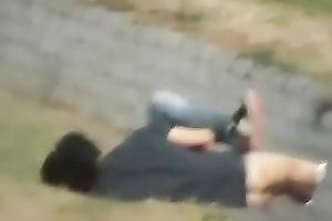 These 2 appeared to be to be obsessed with having a wild sex outdoors