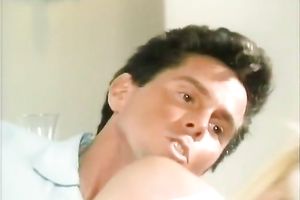 Beautiful blond honey gives her head and receives her curly bawdy cleft screwed hard