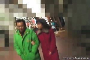 This Asian hoe is a an exhibitionist and this babe can't live without doing wicked things in public