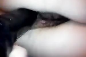 My perverted ally of mine wants me to fuck her hairy wet crack with her dildo