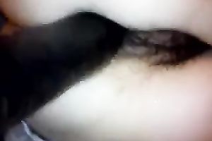 My perverted ally of mine wants me to fuck her hairy wet crack with her dildo